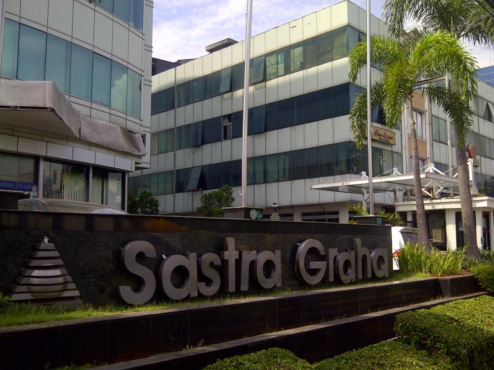 sastra graha building tampak depan