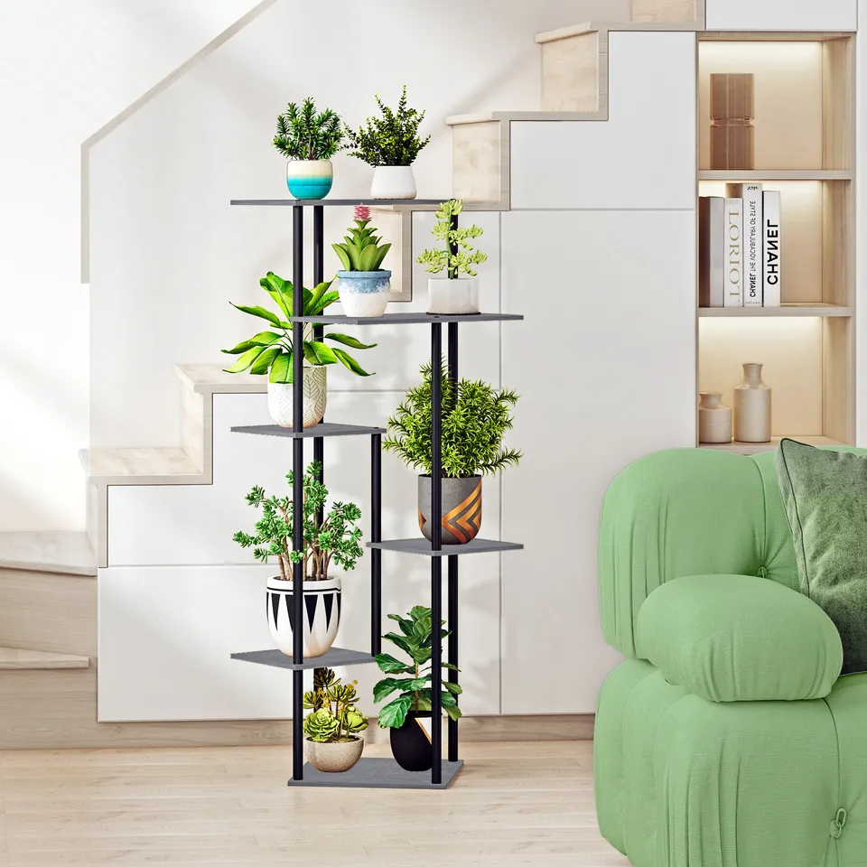 6-Tier-Rak-Tanaman-Pot-Bunga-Abu-Abu-Sudut-Dalam-Ruangan-untuk-Ruang-Tamu